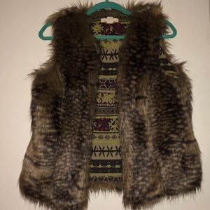 Faux Fur Vest